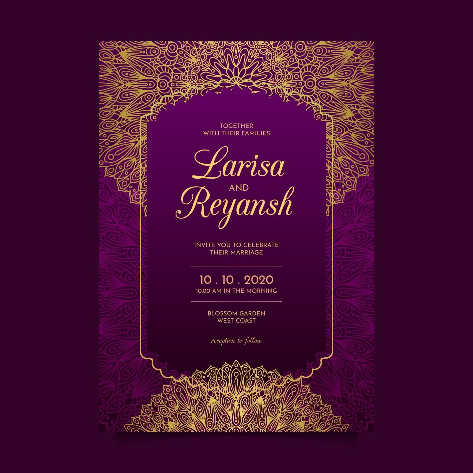 Marriage Cards - Design 03